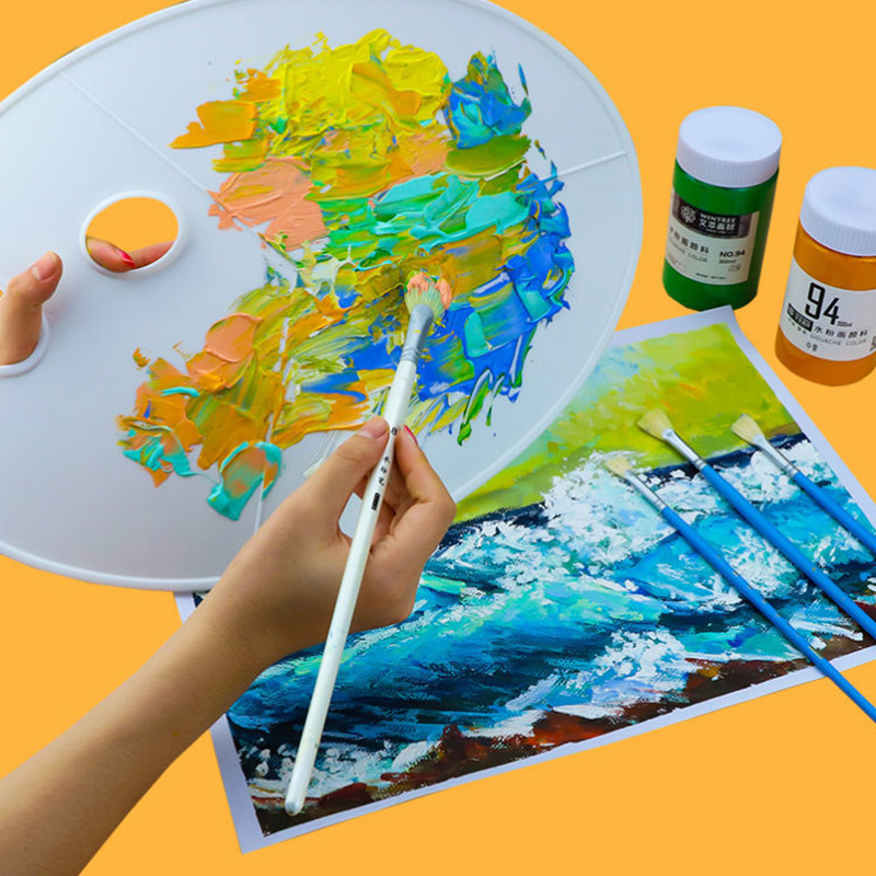 Three Hole Area Watercolor Palette
